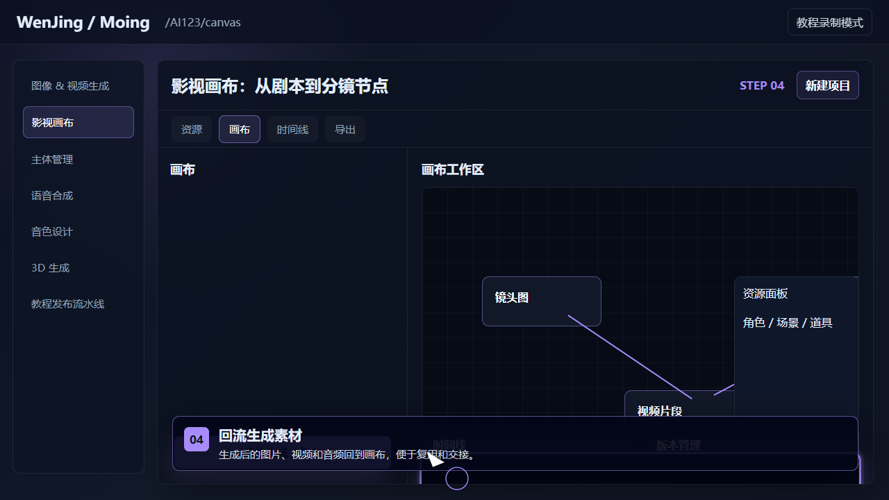 回流生成素材 截图